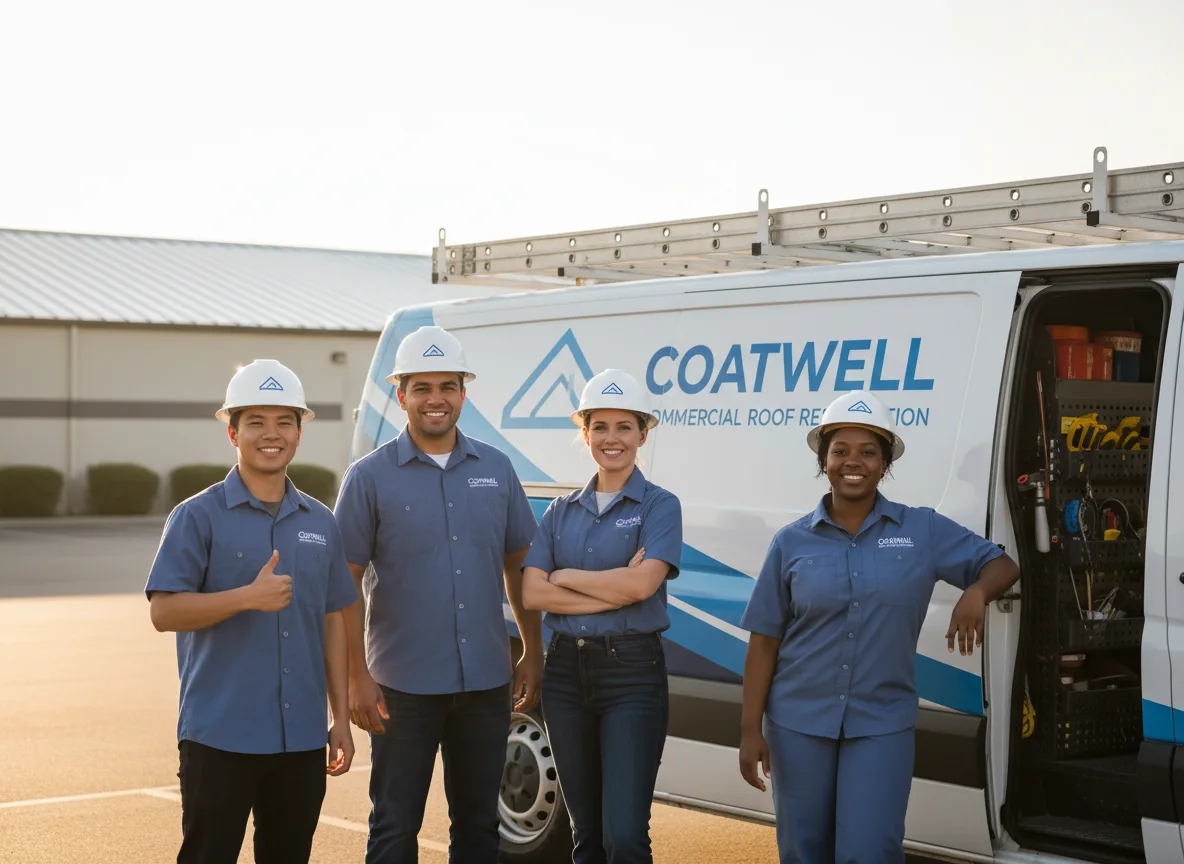 Commercial roof coating company in Brave, PA